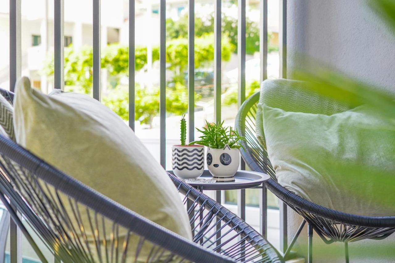 Studio Apartment Smile, Near Beach & Center, Free Parking, Balcony Макарска Экстерьер фото